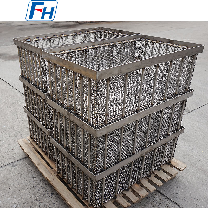 Keranjang Logam Stainless Steel 310S Pengolahan Teknik Pengelasan Tahan Panas | FH®