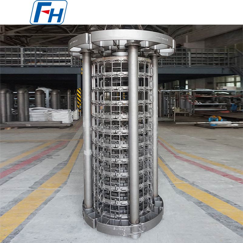 FH® 2.4879 Keranjang & Perlengkapan Pengisian Perlakuan Panas untuk Tungku Tipe Sumur AICHELIN