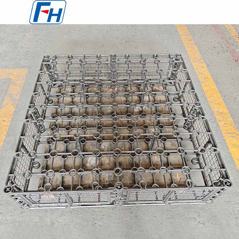 Keranjang Pengisian Perlakuan Panas Gabungan FH® Cr25Ni20 untuk Tungku Perapian Rol Mandi Garam
