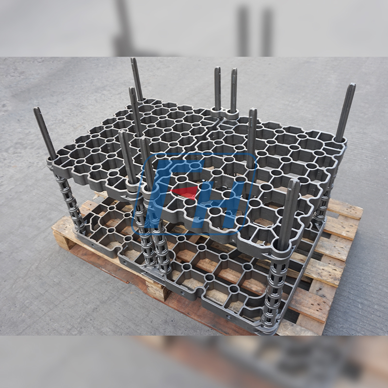 Perlengkapan Tungku Vakum 900x600x600, Ketebalan Baki Tengah 45mm
