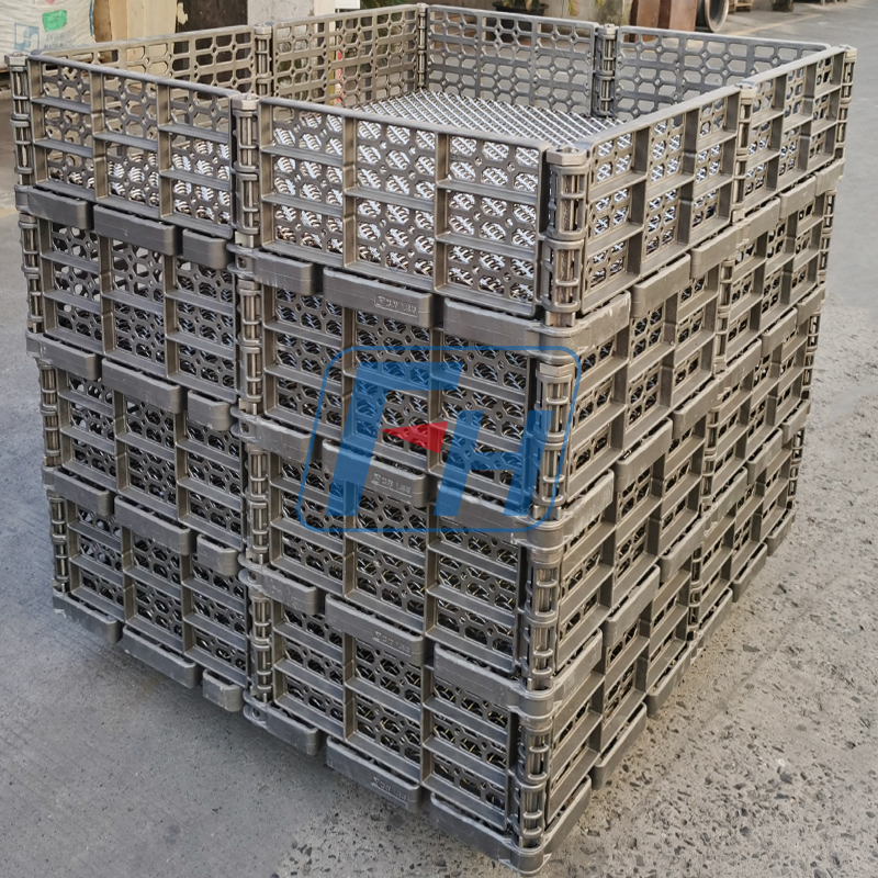 Keranjang Perlakuan Panas untuk Tungku Berkelanjutan Keranjang 1380x1230x280mm