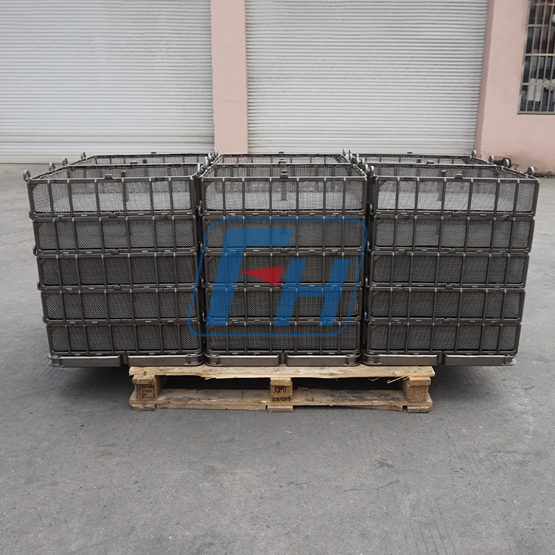 Keranjang Perlakuan Panas untuk Tungku Nitridasi 592x442x132mm
